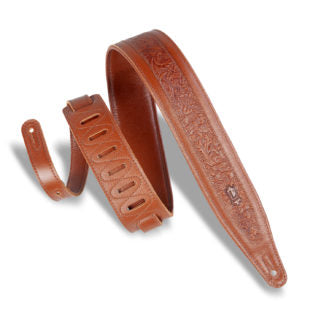 Levy's M317FG-TAN Garment Leather Guitar Straps