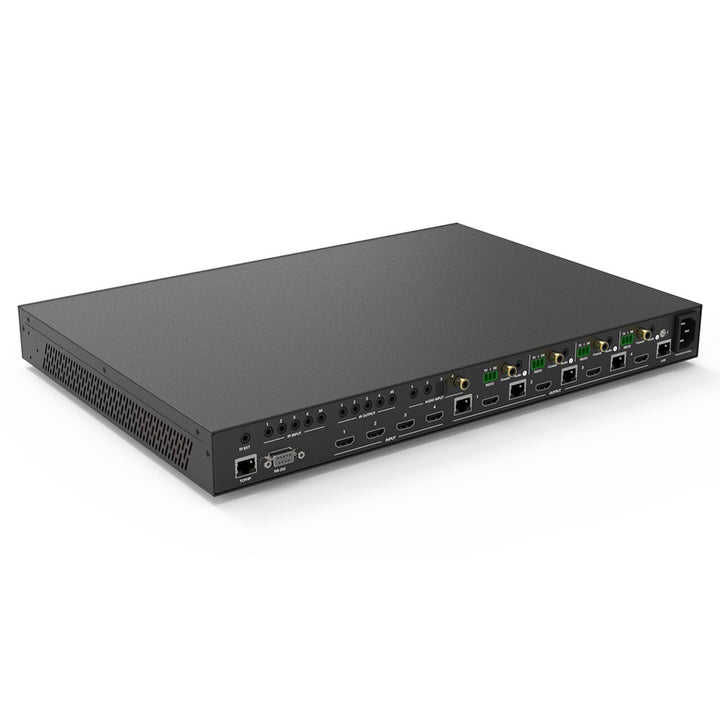 BZBGEAR - 4X4 HDMI and HDBaseT Matrix Switch with Bi-directional IR and ARC Function