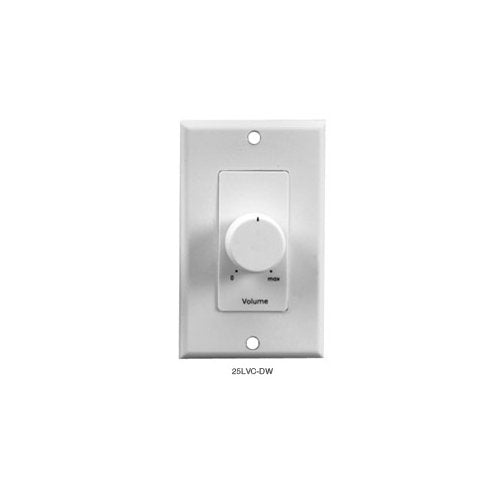 Lowell 25LVC-DW Wall Mounted 70V Volume Control
