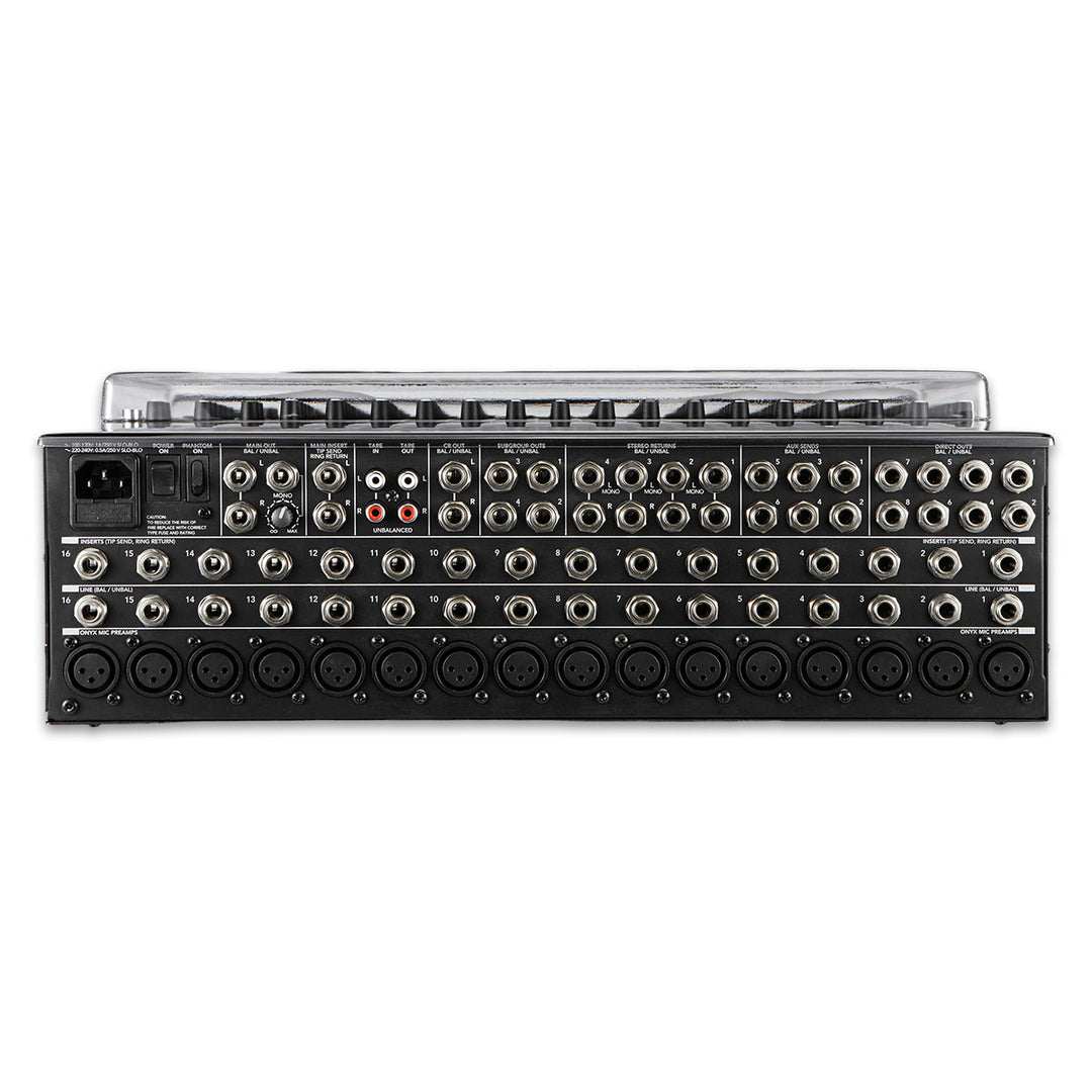 Decksaver Dust Cover for Mackie 1604VLZ4 Live Sound Mixer