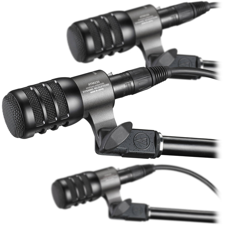 Audio-Technica ATM230PK Hyper-Cardioid Dynamic Instrument Microphone (3-Pack)