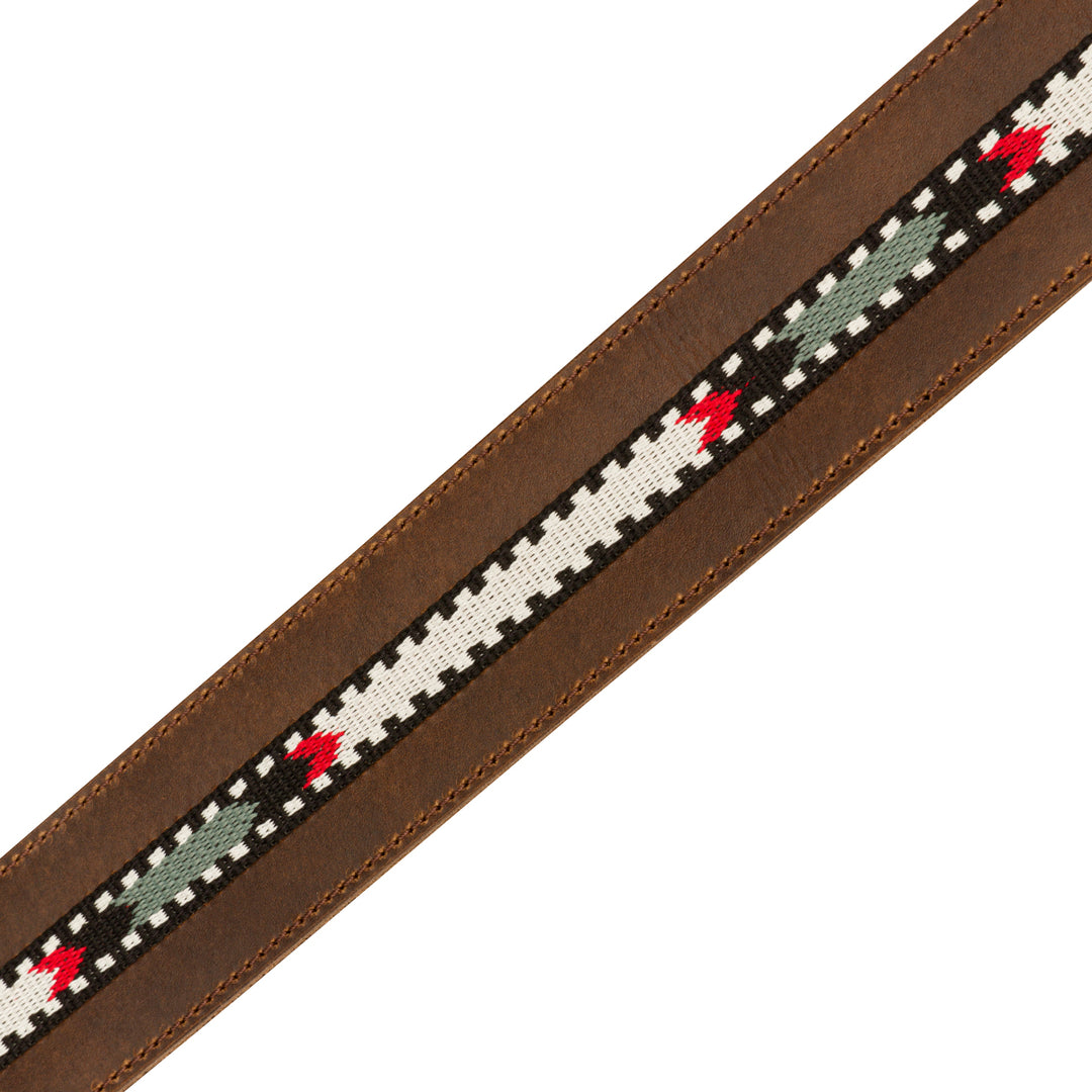 Fender Paramount Acoustic Leather Guitar Strap - Brown