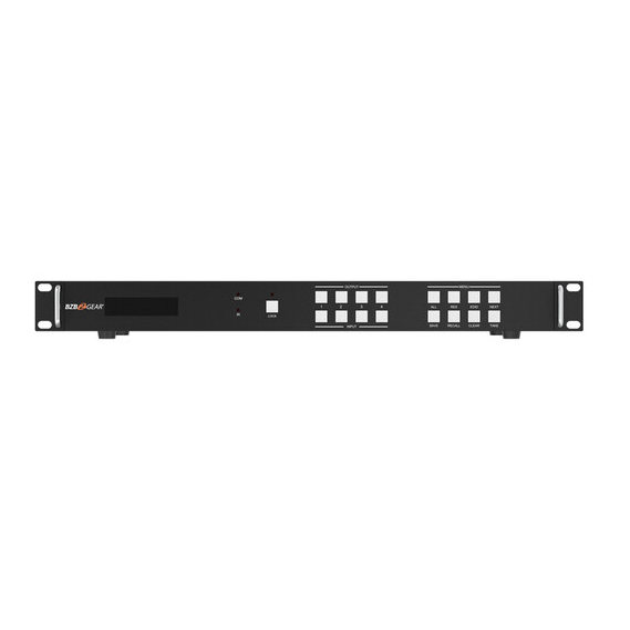 BZBGEAR 4X4 4K 18Gbps UHD HDMI Video Wall Processor & Seamless Matrix ...