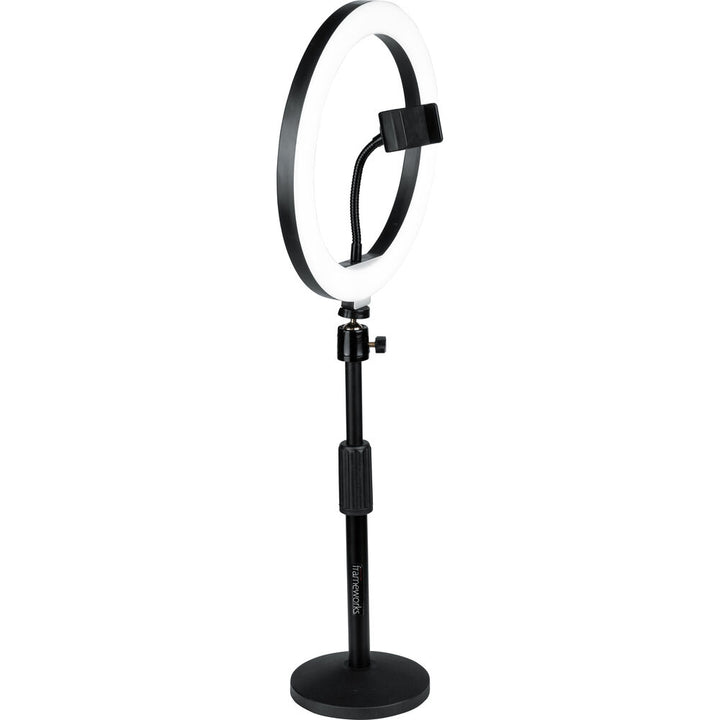 Gator LED Ring Lights (Pair) with Stands & Phone Holders