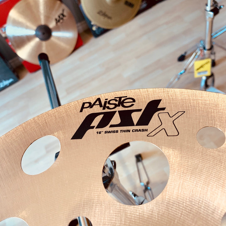 Paiste PST X Series Swiss Thin Crash Cymbal - 16”