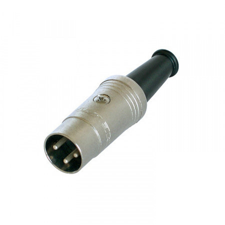 Neutrik NYS321 - Nickel Male 3 Pole DIN Plug with Silver Contacts