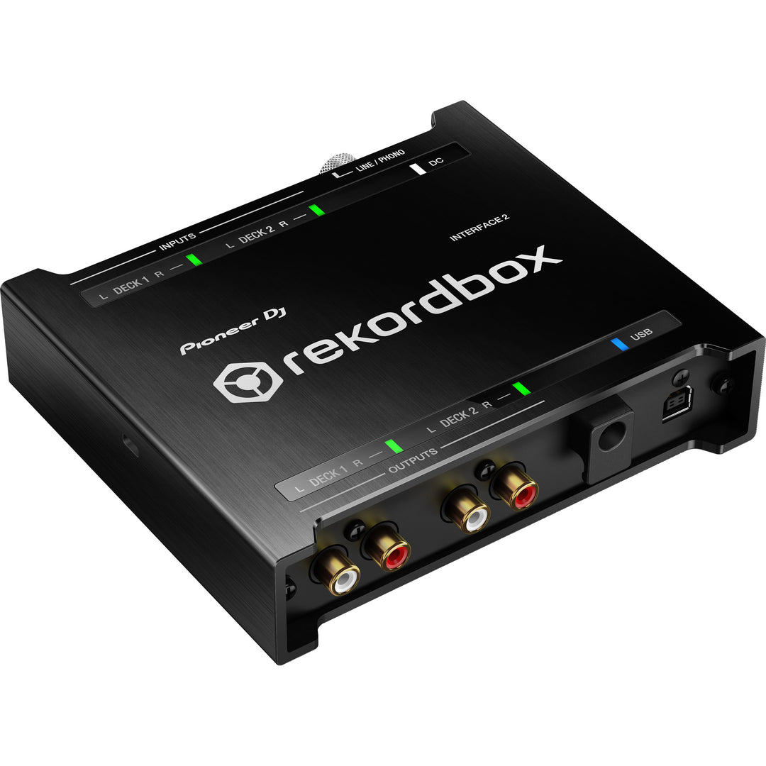 Pioneer DJ INTERFACE 2 Audio Interface with rekordbox DJ and DVS