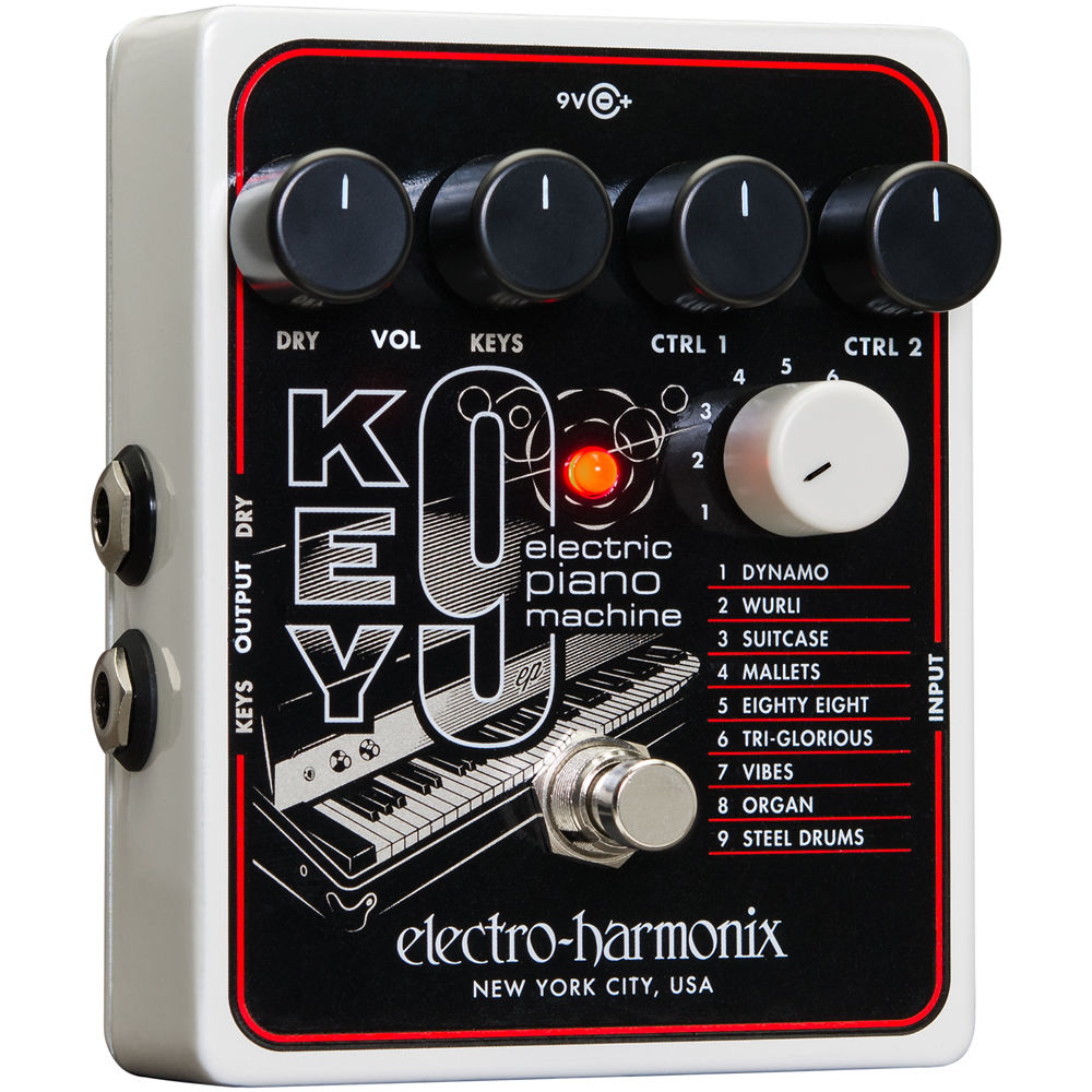 ギター KEY9 Electric piano machine Electro-Harmonix KEY9 Electric Piano Machine Pedal – Music