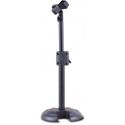 Hercules Stands MS100B Low-Profile H-Shaped Base Microphone Stand w/ EZ Mic Clip