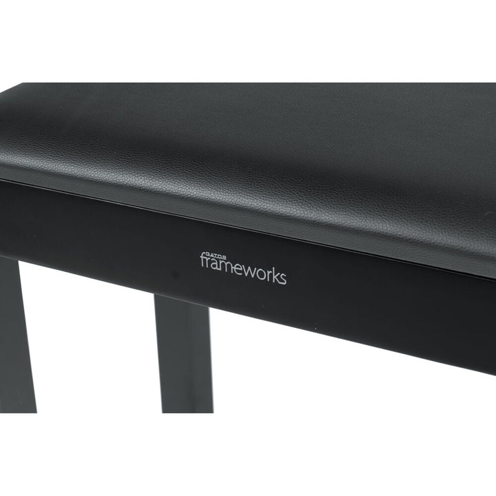 Gator Traditional Wooden Piano Bench - Black