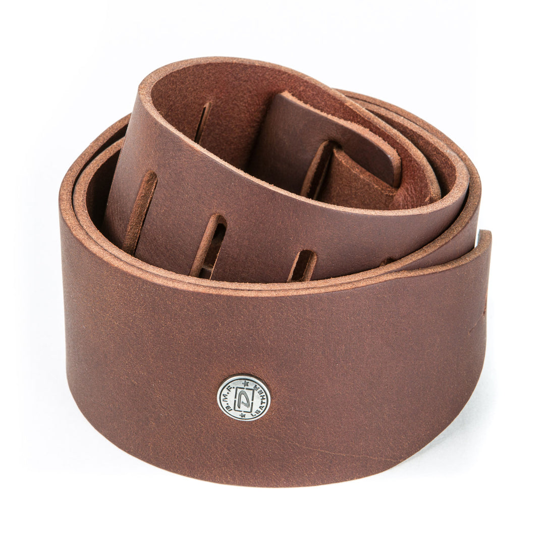 Dunlop BMF13BR 2.5'' Brown leather strap