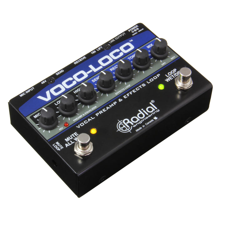 Radial Voco-Loco Effects Switcher for Voice or Instrument