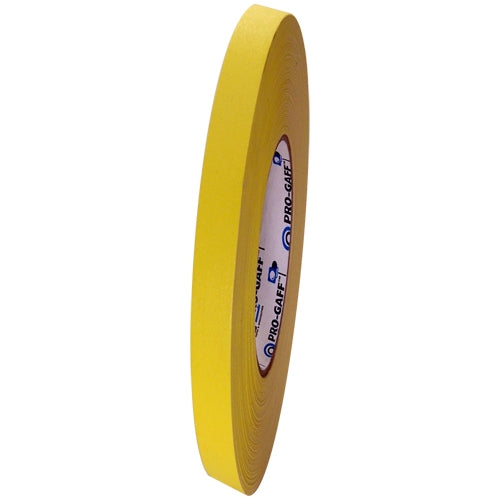 Pro Tape Spike 1/2”x45yd Cloth Tape - Yellow