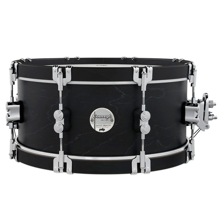 PDP Concept Maple Classic 6.5x14 Snare Drum - Ebony Stain w/ Ebony Stain Hoops