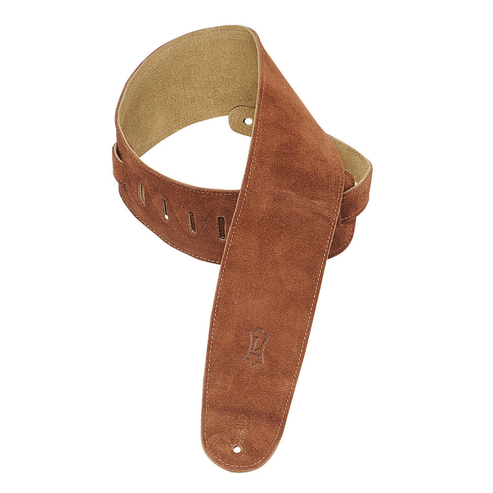 Levy's MS4-RST Suede Leather Bass Guitar Straps