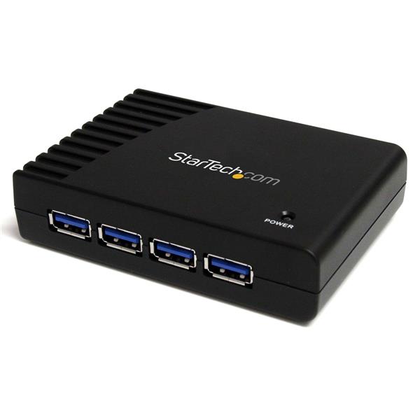 Startech ST4300USB3 4 Port Super Speed USB 3.0 Hub Black