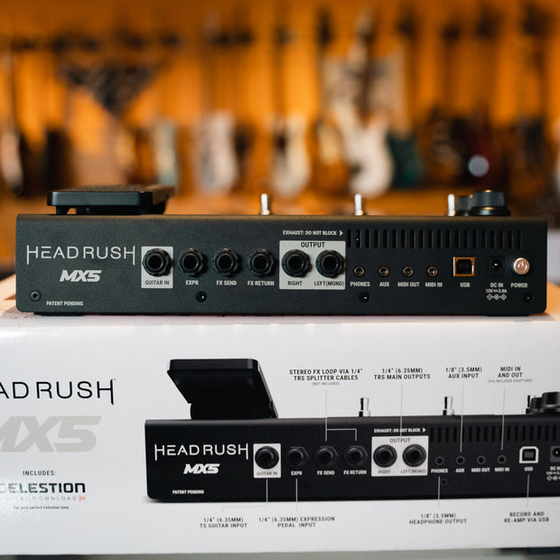 HeadRush MX5 Ultra-Portable Amp Modelling Guitar Effect Processor 