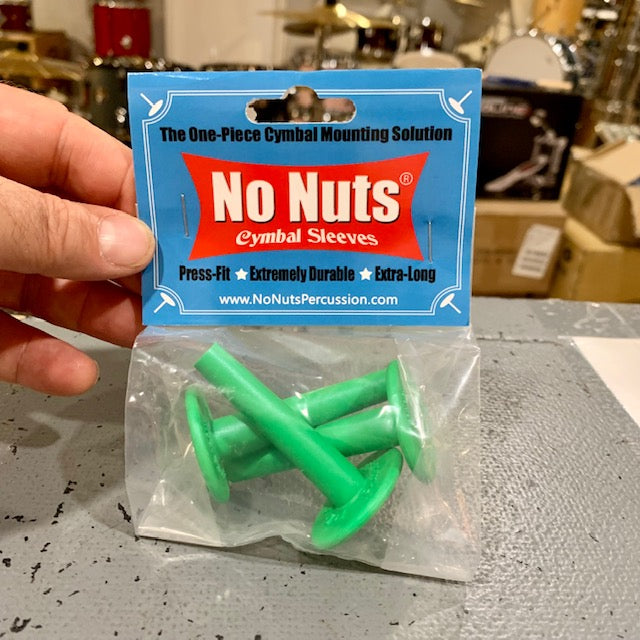 No Nuts 5006- No Nuts Cymbal Sleeves Green ( 3 Pack )