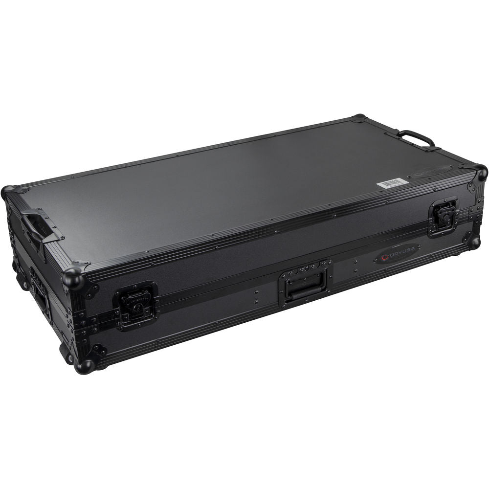 Odyssey FZGSRANE1272W Flight Zone Glide Style DJ Coffin Case for Rane Twelve and Seventy-Two - Black Label