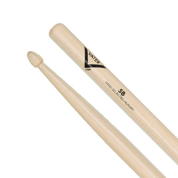 Vater VH5BW - Vater American Hickory 5B Wood Tip Drumsticks