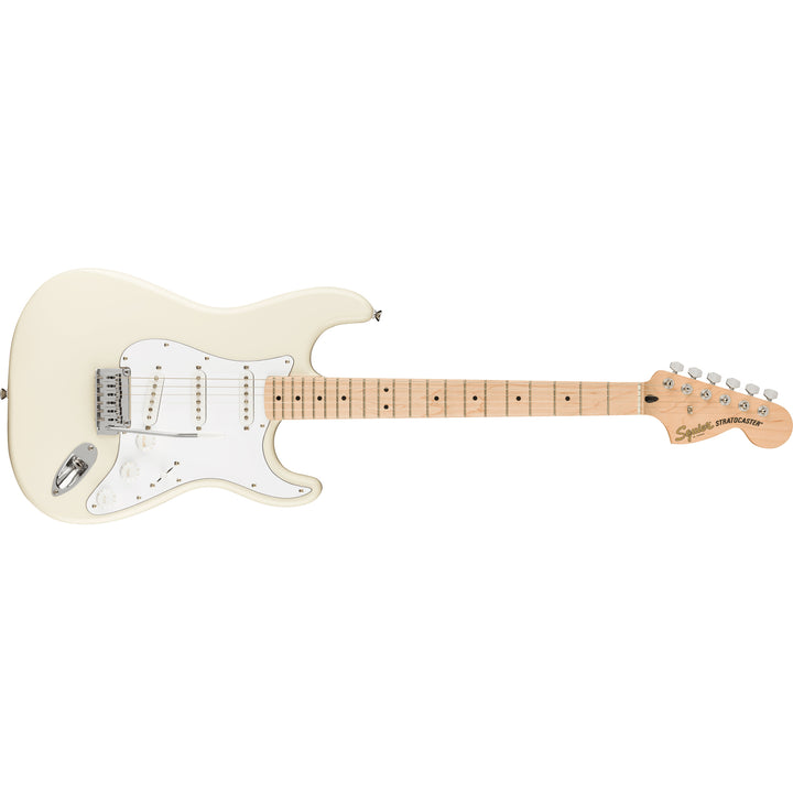 Squier Affinity Series Stratocaster Electric Guitar - Olympic White / Maple Fretboard