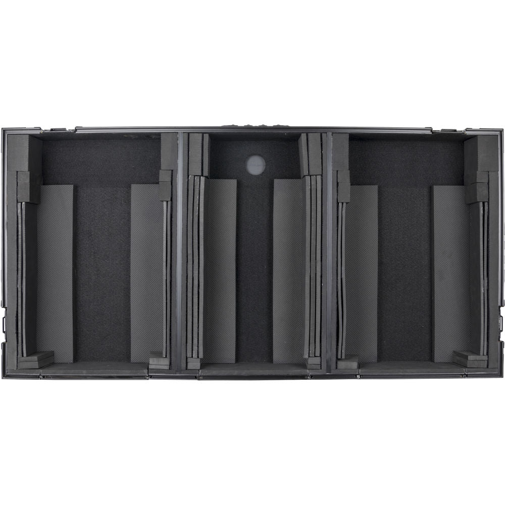 Odyssey FZ10CDJWXD Coffin Flight Case for 10” DJ Mixer & 2x Media Players - Black