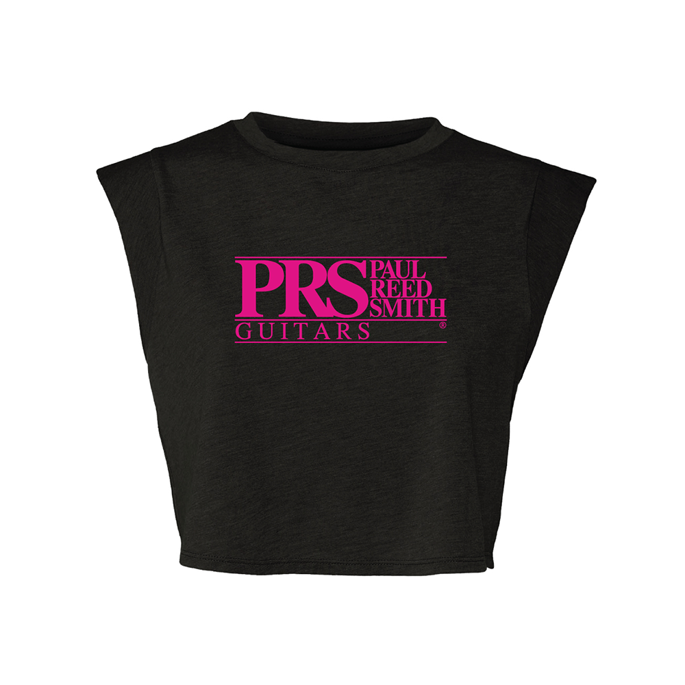 PRS Women's Sleeveless Jersey, Block Logo - Black