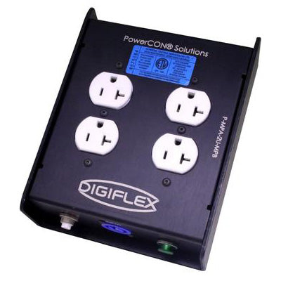Digiflex P-MPA-2U-MPB - Powercon In and Through with 2 Duplex receptacles