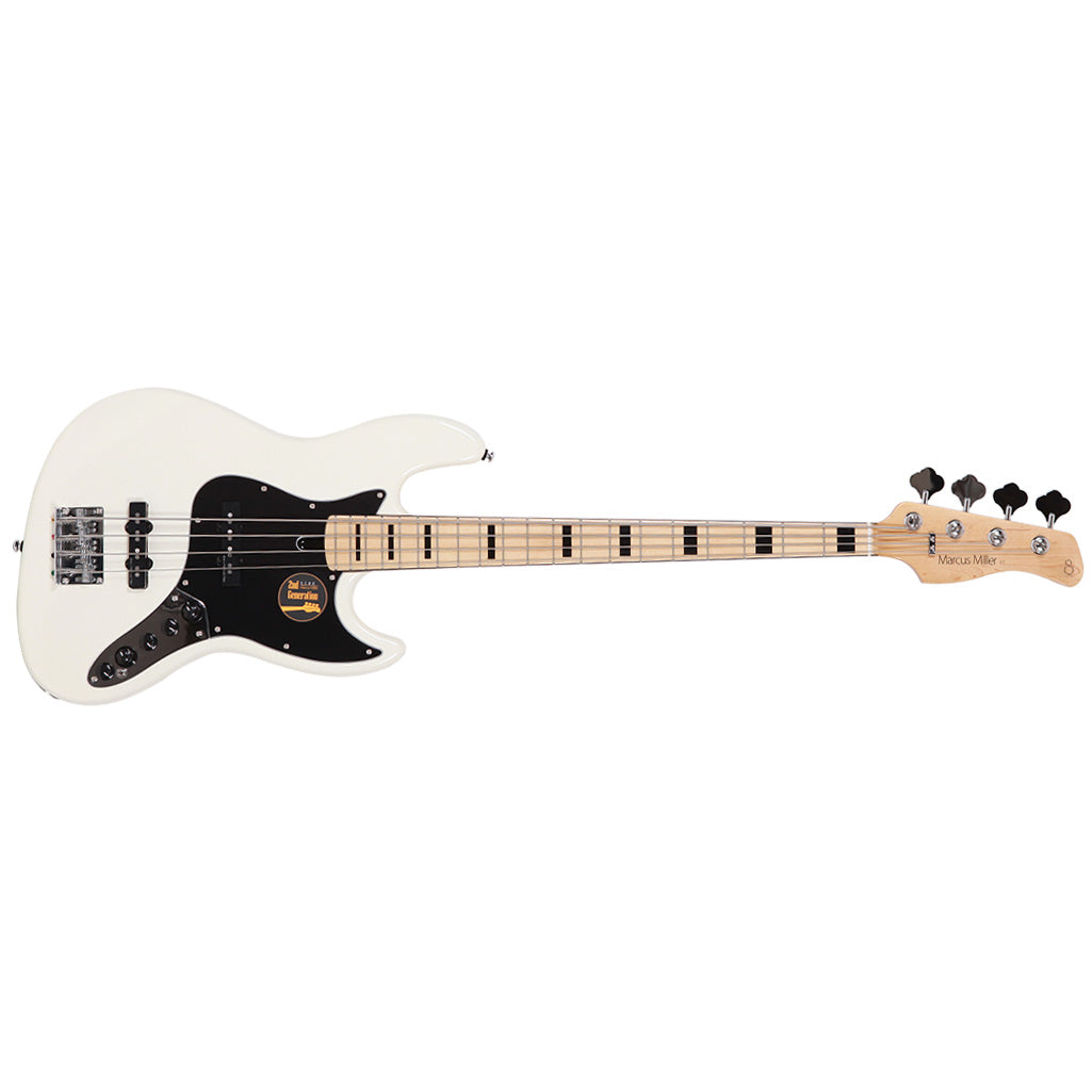 Sire Marcus Miller V7 Vintage Alder 4-String 2nd Gen Electric Bass Guitar (Antique White)