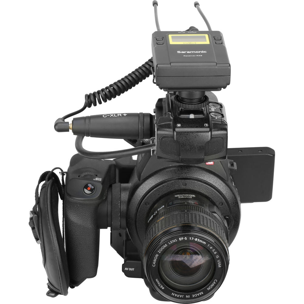 Saramonic C-XLR+ 3.5mm TRS Female to XLR Male Adapter with Phantom Power Converter