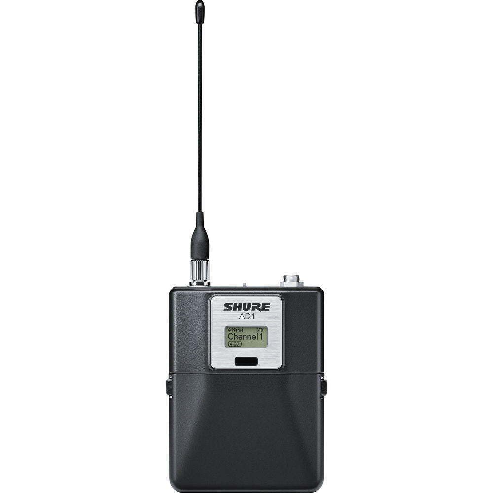 Shure AD1LEMO3-G57 Axient Digital Wireless Bodypack Transmitter with 3-Pin LEMO Connector (G57: 470 to 616 MHz)