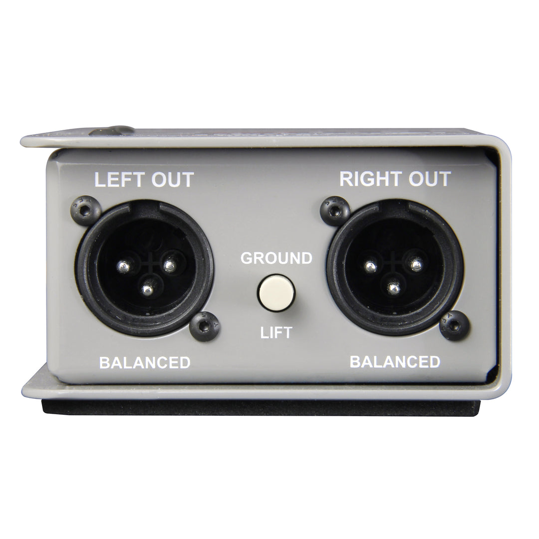 Radial Trim-Two Stereo DI with Volume Control