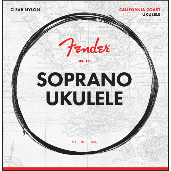 Fender California Coast Soprano Ukulele Strings