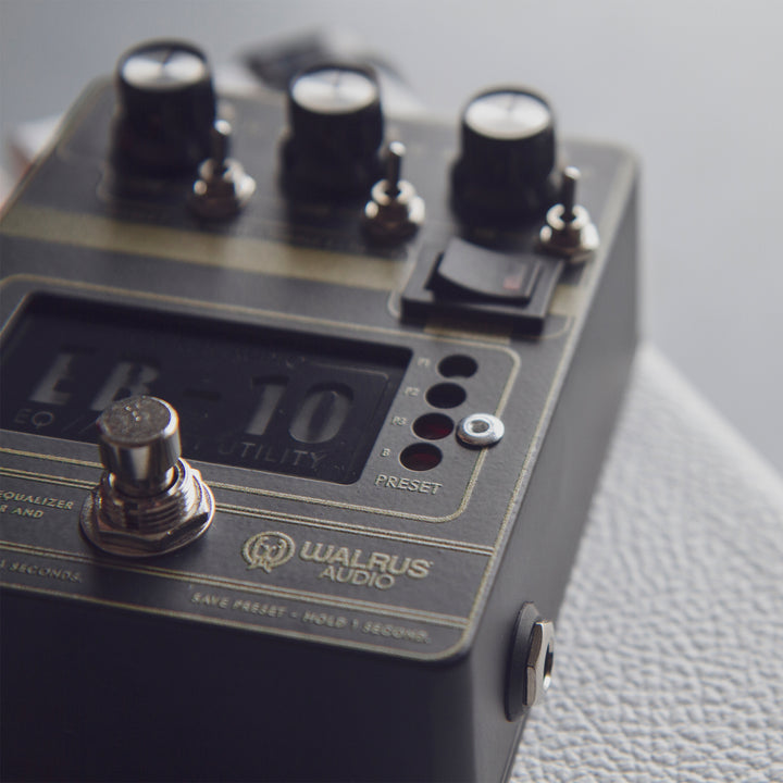Walrus Audio EB-10 Preamp EQ Boost Guitar Effect Pedal - Black