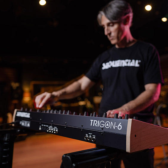 Sequential Trigon-6 Six-Voice Analog Poly Synthesizer