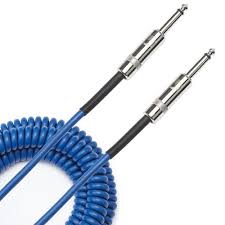 D'Addario PW-CDG-30BU - 30FT CS COILED INST CBL BU