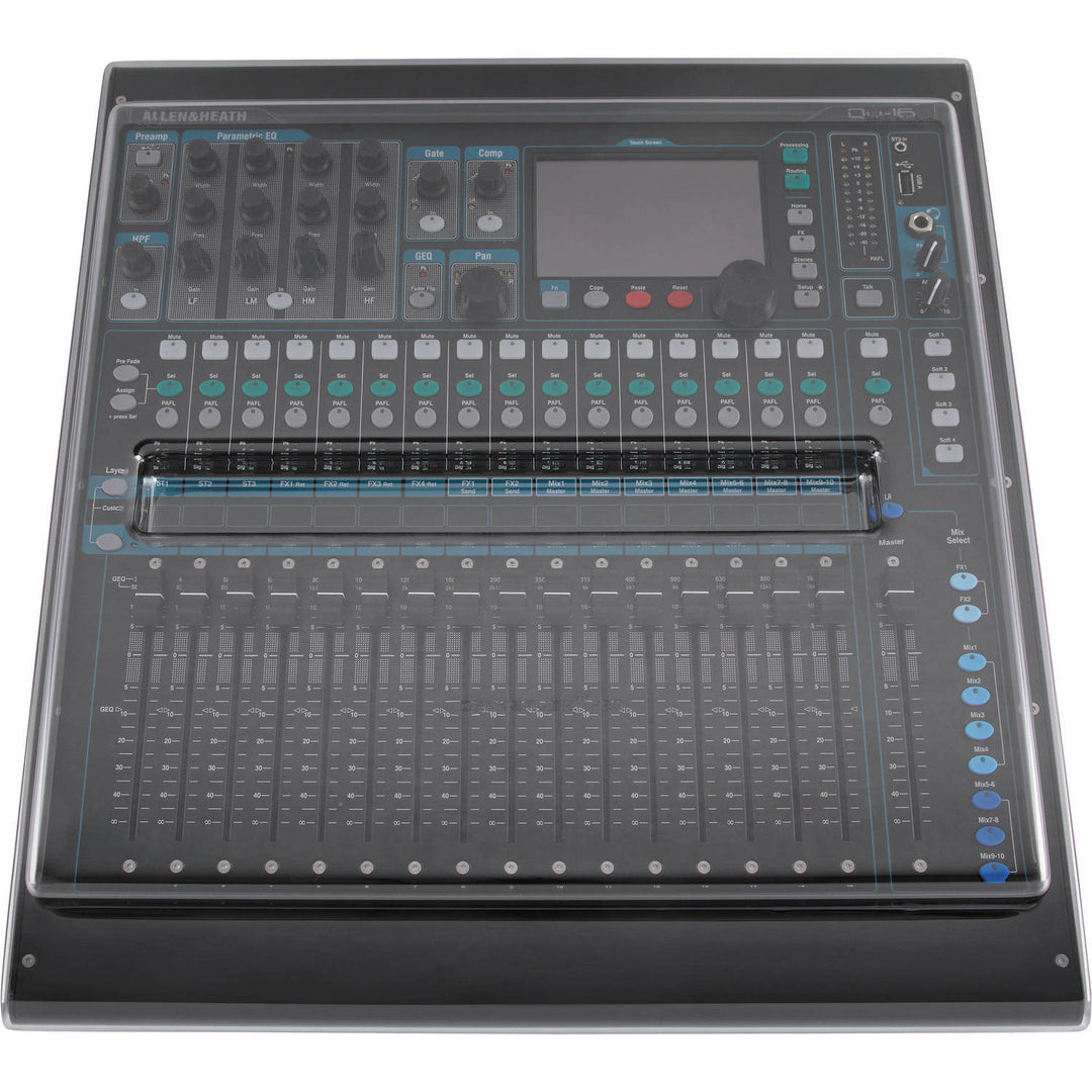 Decksaver Dust Cover for Allen & Heath QU16 Digital Mixer