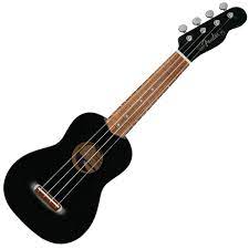 Fender Venice Soprano Uke, Walnut (Black)