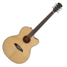 Sire Larry Carlton A3 Grand Auditorium Cutaway SIB Acoustic Guitar - Natural Gloss