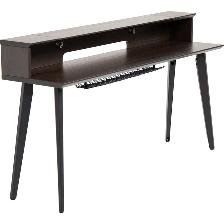 Gator Elite Furniture Series 88-Note Keyboard Table - Dark Walnut