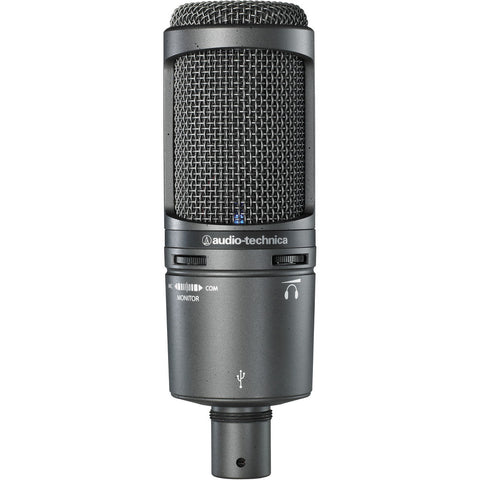 Audio-Technica AT2020 USB-PLUS Cardioid Condenser Microphone with