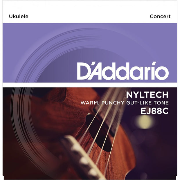 D'Addario EJ88C - SET CONCERT NYLTECH UKULELE