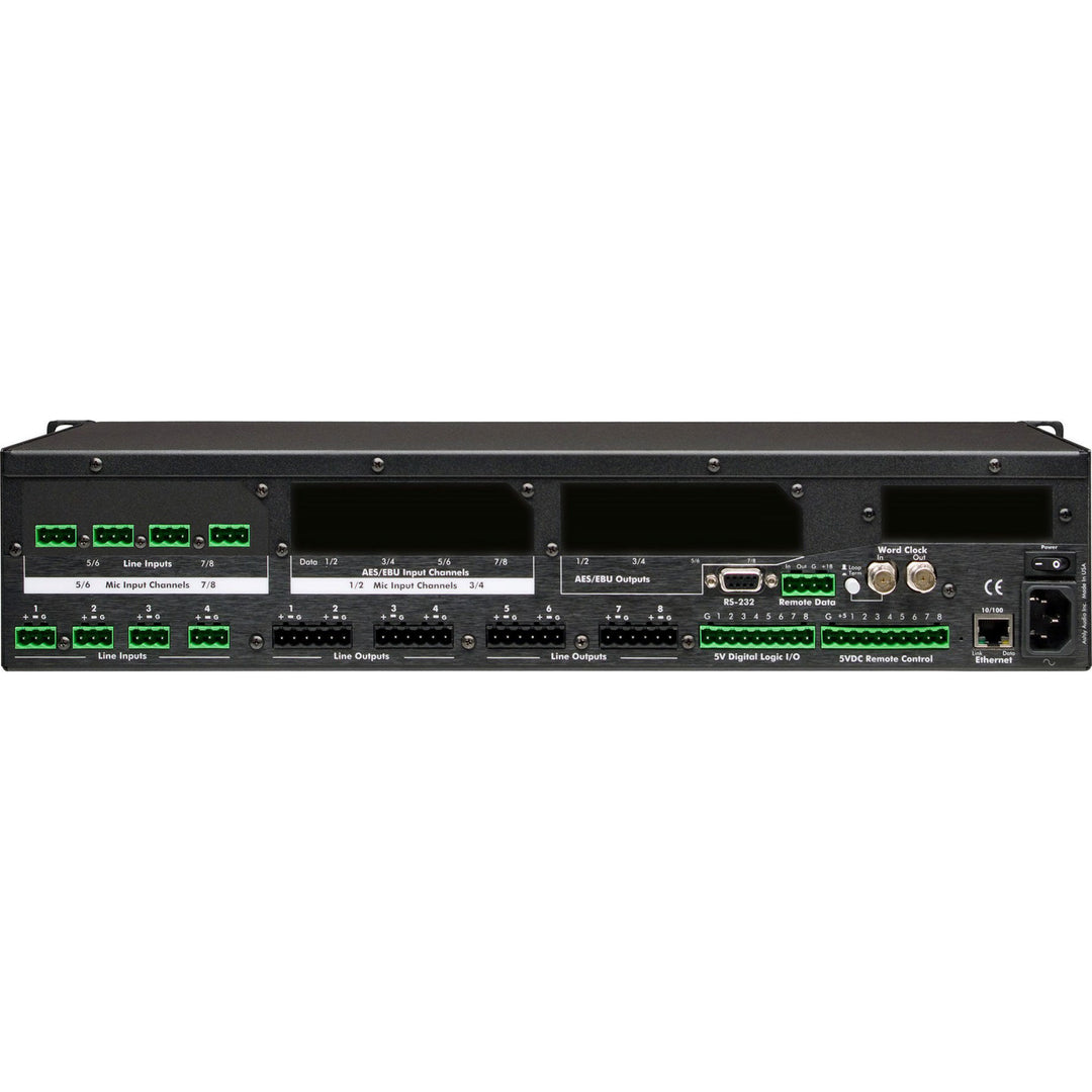Ashly ne8800m w/ 4-ch mic inputs
