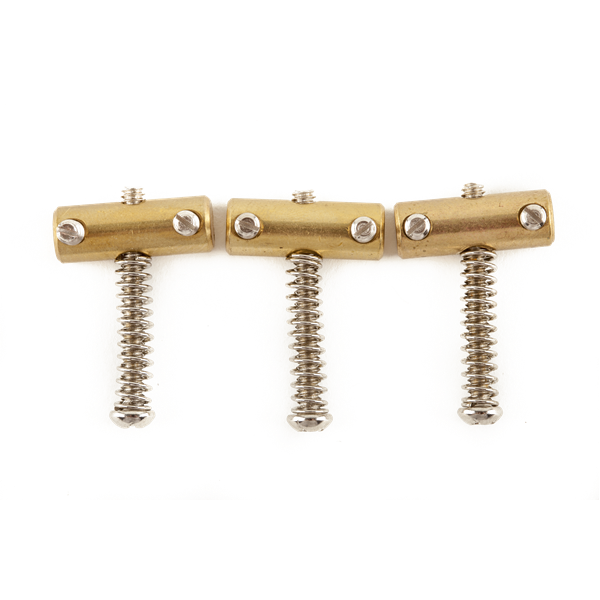 Fender American Vintage Telecaster Compensated Bridge Saddles (3) - Brass