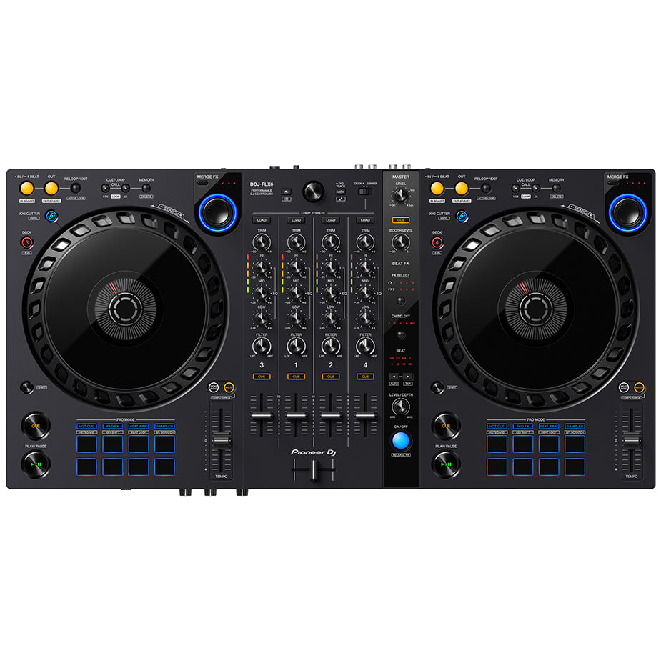 Pioneer DJ DDJ-FLX6 4-Channel DJ Controller for rekordbox and