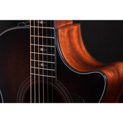 Taylor Guitars 322ce 12-Fret, West African Crelicam Ebony Fretboard, Expression System ® 2 Electronics, Venetian Cutaway with Taylor Deluxe Hardshell Brown Case