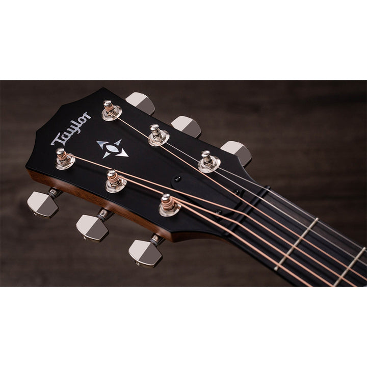 Taylor Guitars Builder's Edition 717e, West African Crelicam Ebony Fretboard, Expression System ® 2 Electronics, Non-cutaway with Taylor Deluxe Hardshell-Western Floral Case