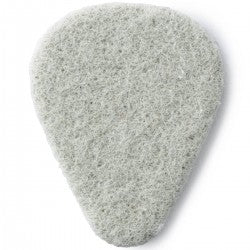 Dunlop 8012 White Beveled Felt Pick 12/Bag
