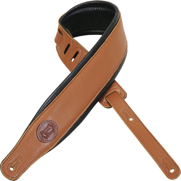 Levy's MSS2-TAN Garment Leather Guitar Straps