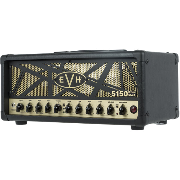 EVH 5150III 50W EL34 Guitar Amp Head - Black and Gold